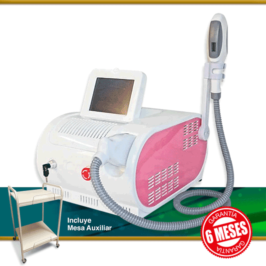 Depiladora SHR IPL, incluye Mesa auxiliar