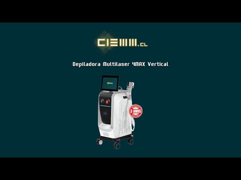Depiladora Cuatrilaser EPILUX 4Max Vertical