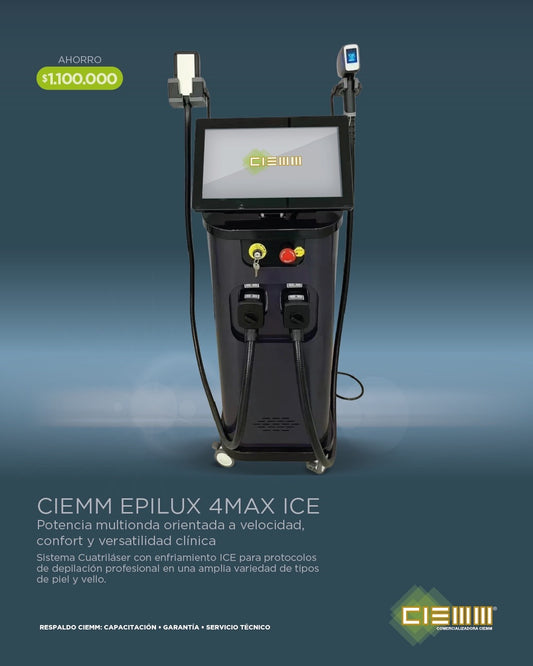 Depiladora EPILUX 4Max ICE