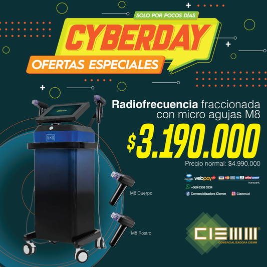 Radiofrecuencia M8 con Microagujas
